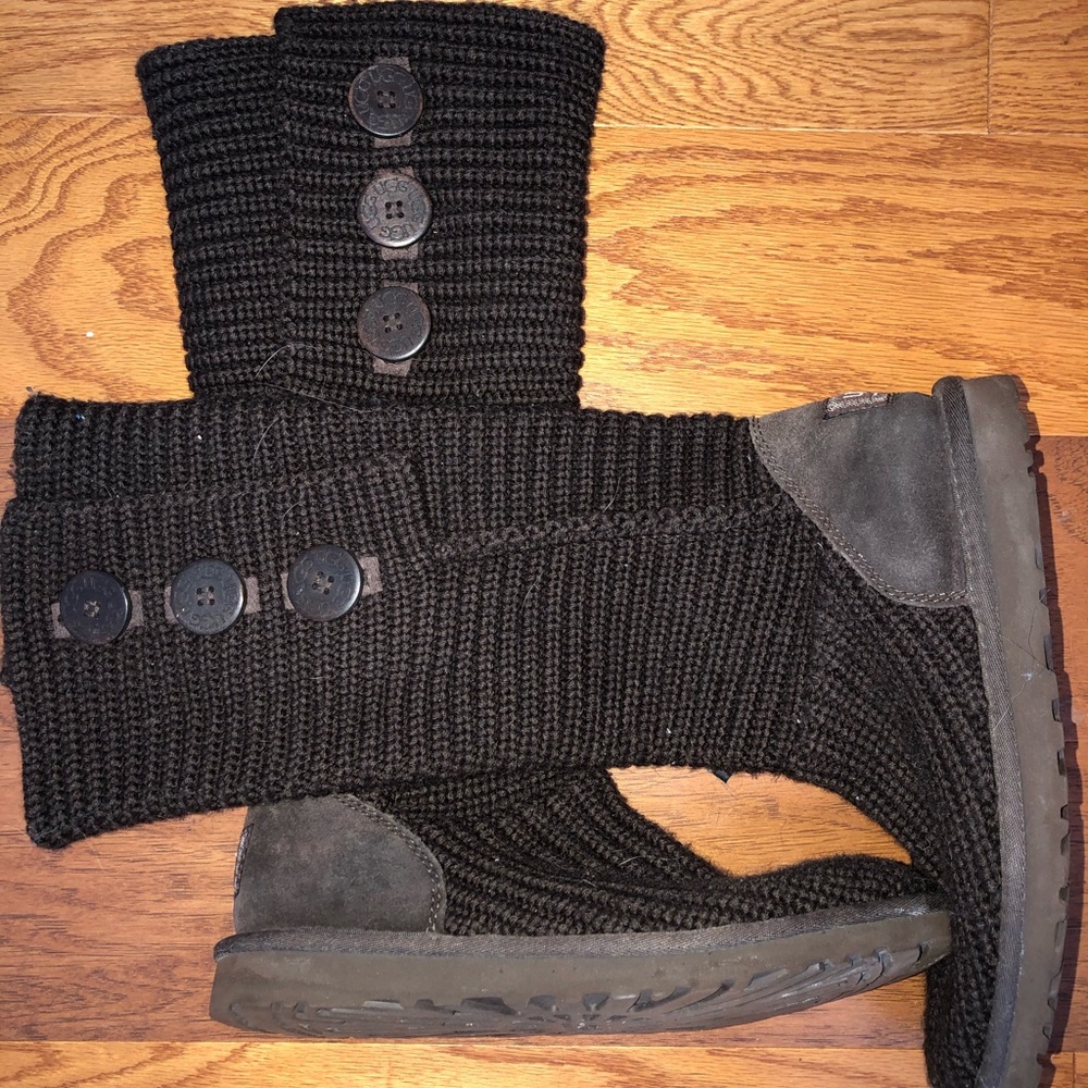 Knit UGG boots